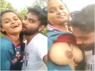 Desi Lover Romance and Boobs Sucking