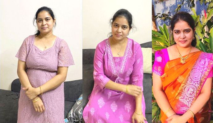 Desi Telugu Bhabhi Shows nude Body