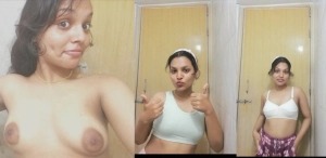 Sexy Desi Girl Shows For Lover